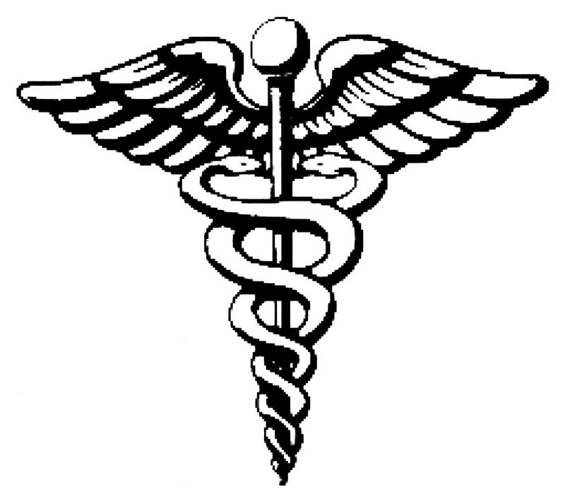 Black Little Medical Symbol Tattoo Design For Wrist