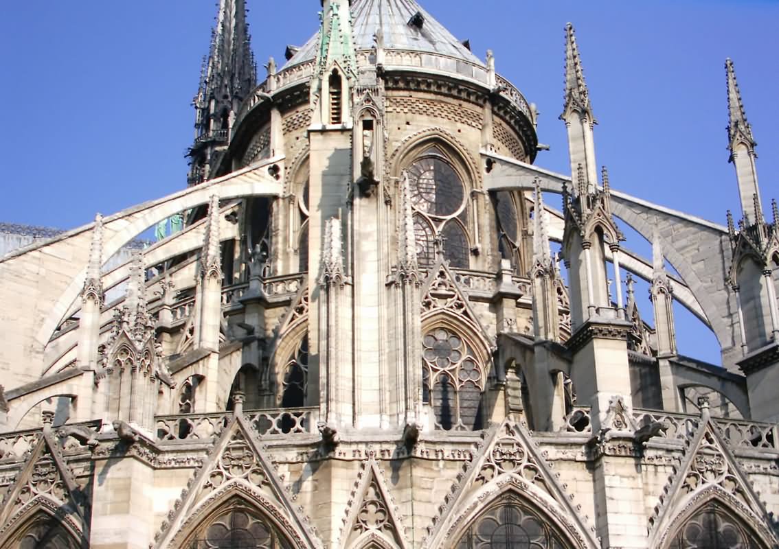 Close Up Of  Notre Dame de Paris
