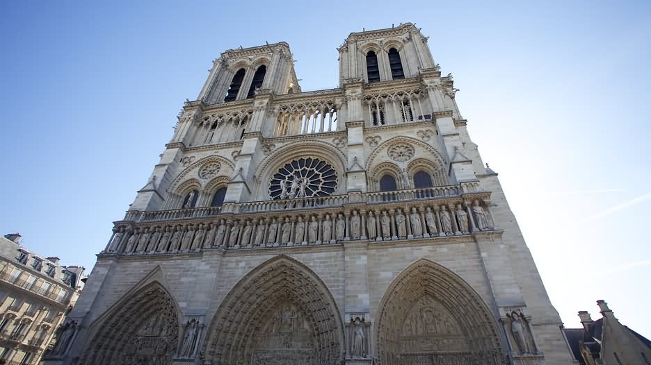 Close Up Of Notre Dame de Paris