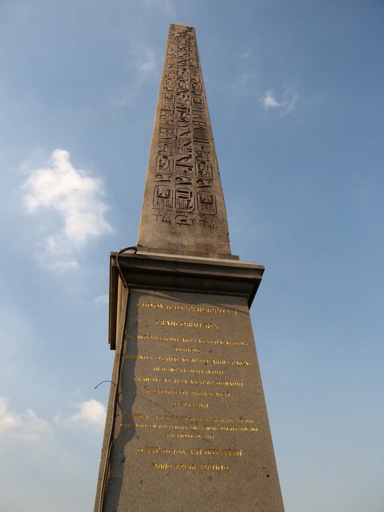 Close Up Of Obelisk Place de la Concorde