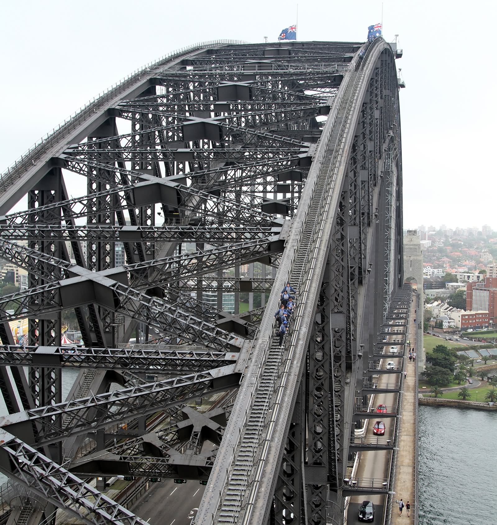 Close Up Of Sydney Harbour Bridge