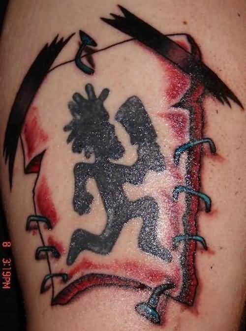 Cool Juggalo Tattoo For Men