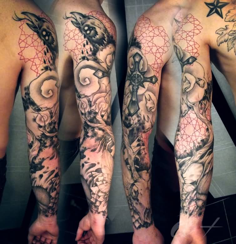 30+ Fantasy Tattoos On Sleeve