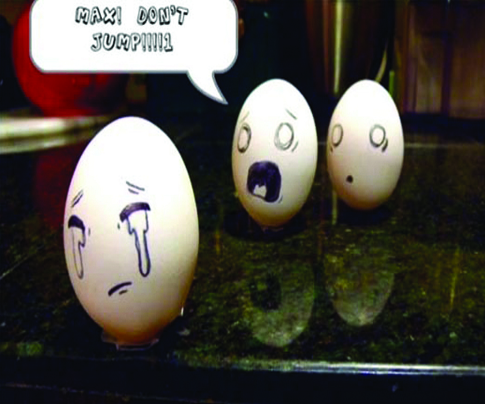 Crying Faces Egg Funny Picture