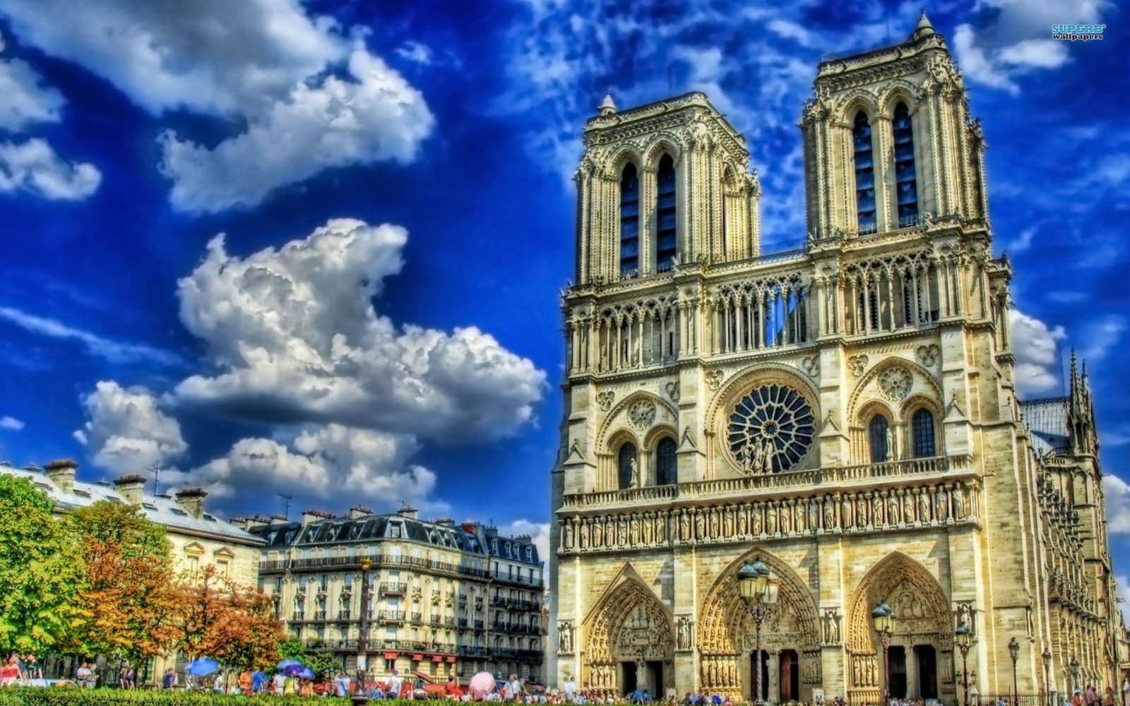 Day Time Picture Of Notre Dame de Paris