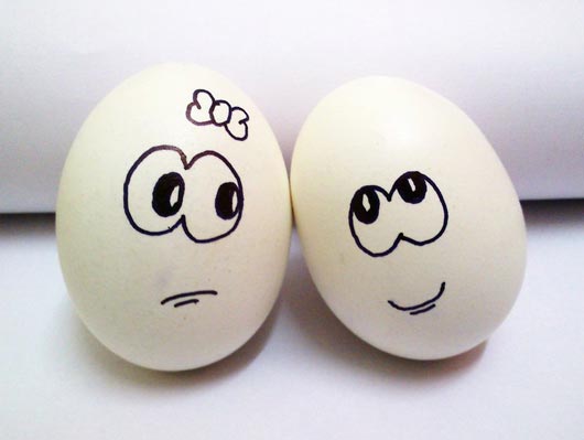 Egg Funny Faces Picture