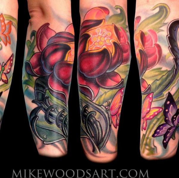 Fantasy Flower Tattoos Ideas