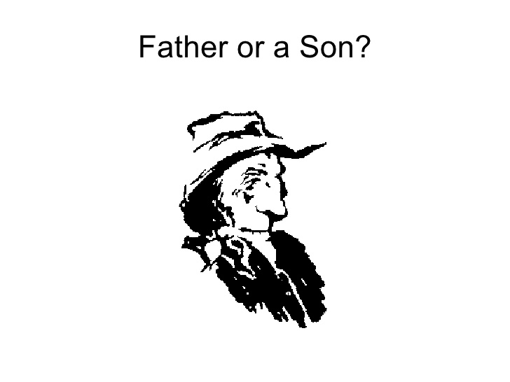 Father Or A Son Optical Illusion Picture