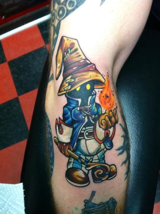 Final Fantasy Tattoo On Right Arm