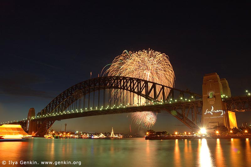Fireworks Over Sydney Harbour Bridge