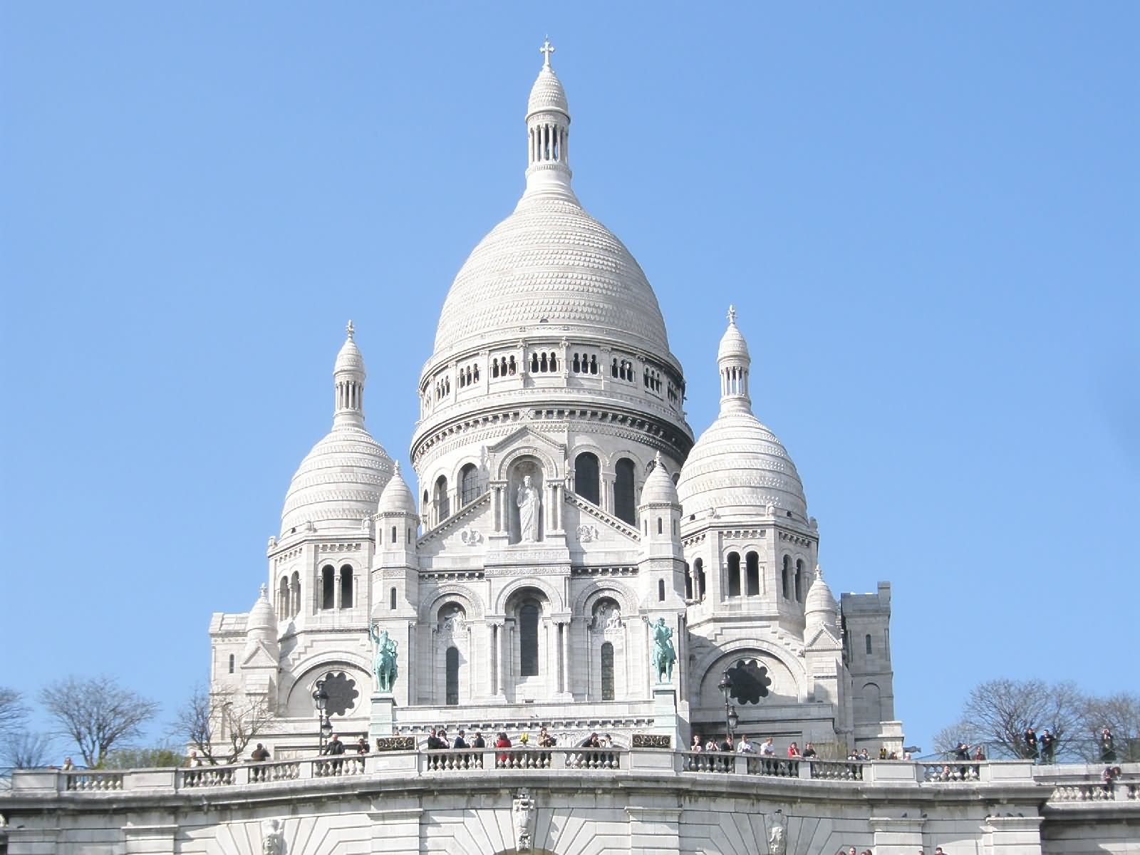 Front Close Up View Of Sacré-Cœur, Paris