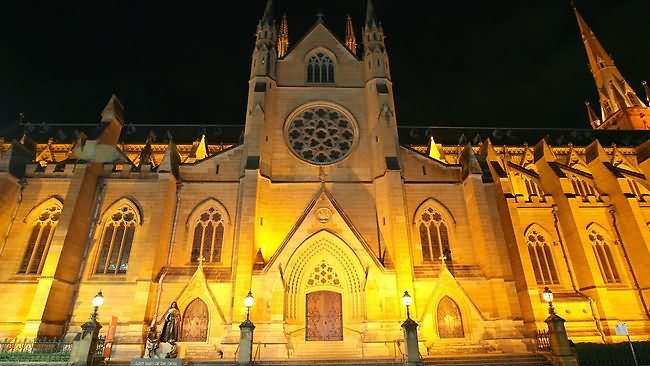 Front View Of St. Mary's Cathedral