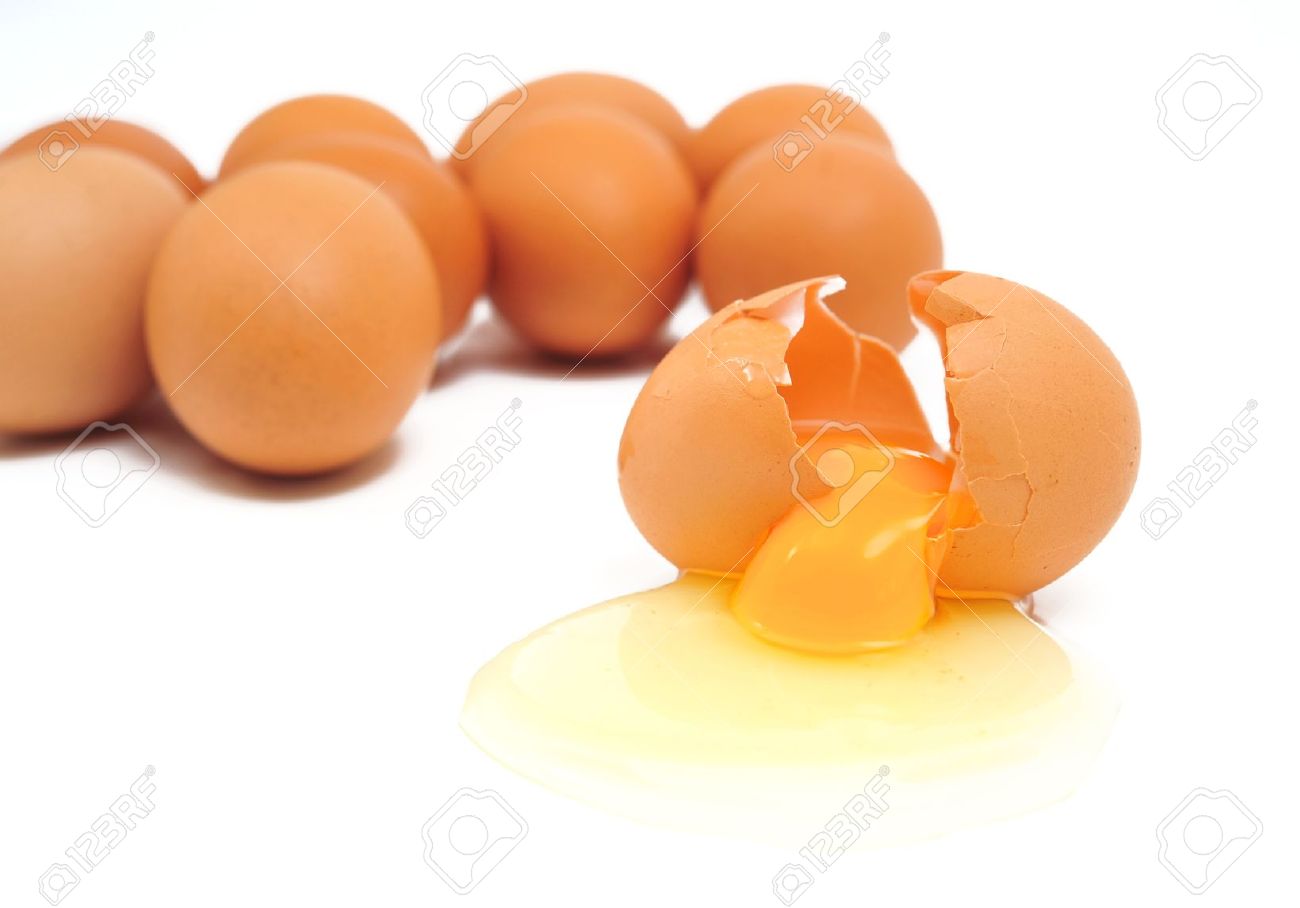 Funny Cracked Egg Picture