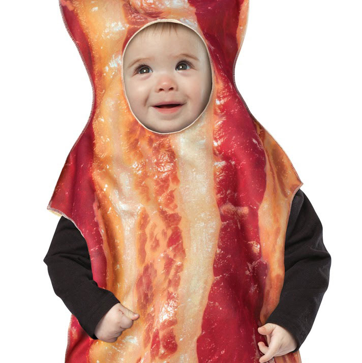 Funny Halloween Bacon Costume For Baby