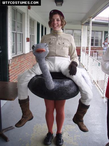 Funny Ostrich Halloween Costume Picture