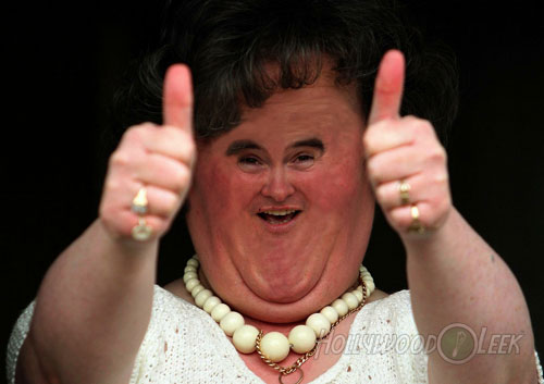 Funny Photoshopped Susan Boyle Little Face Picture