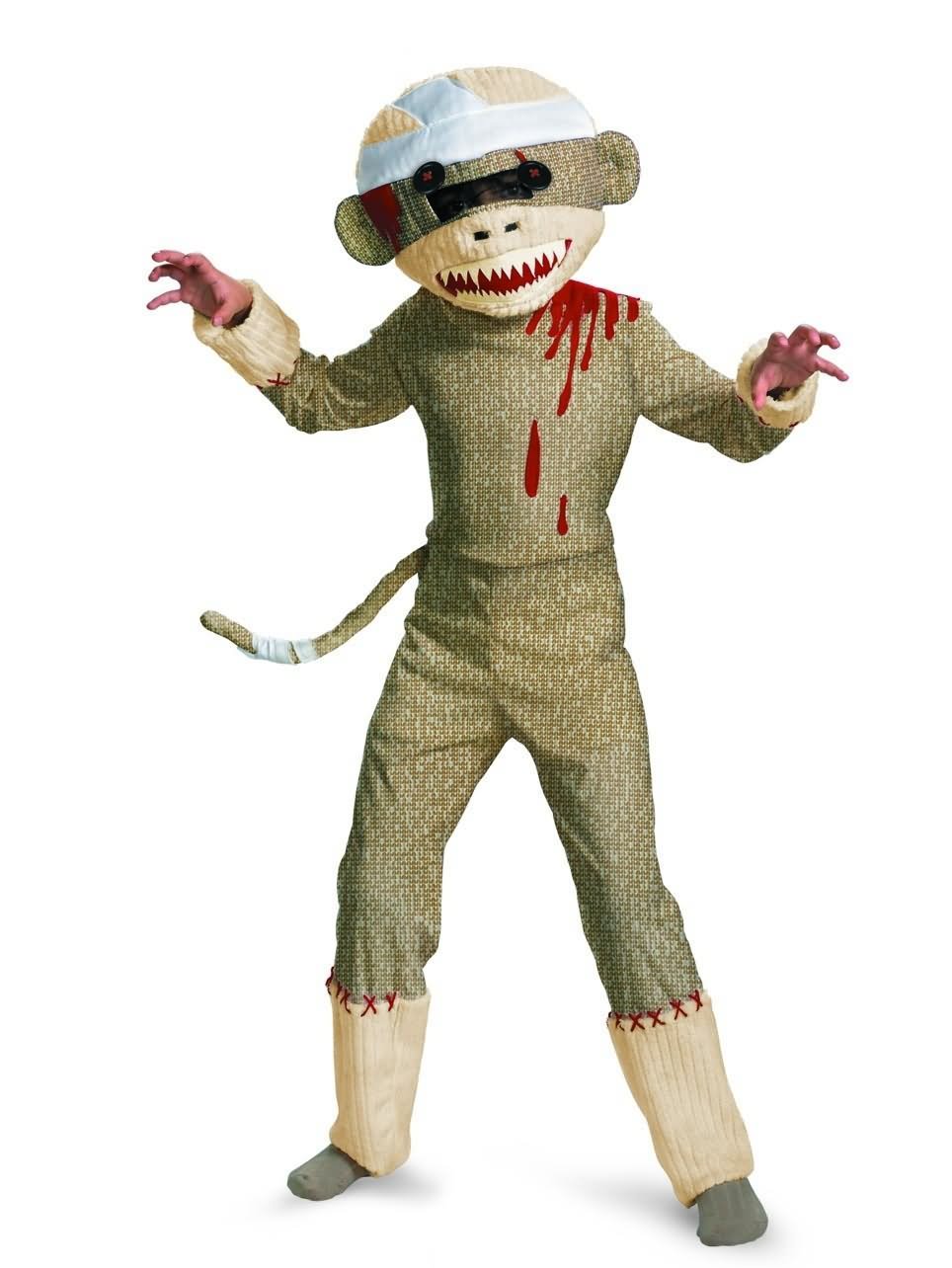 Funny Scary Monkey Zombie Costume