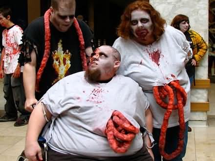 Funny Weird Zombies Costumes Picture