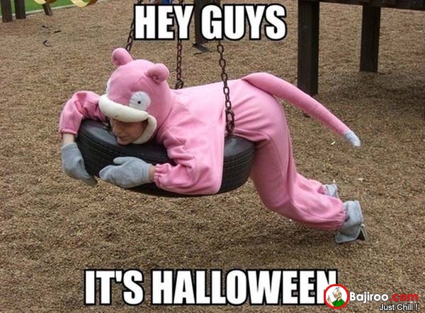 Hey Guys It's Halloween Funny Picture