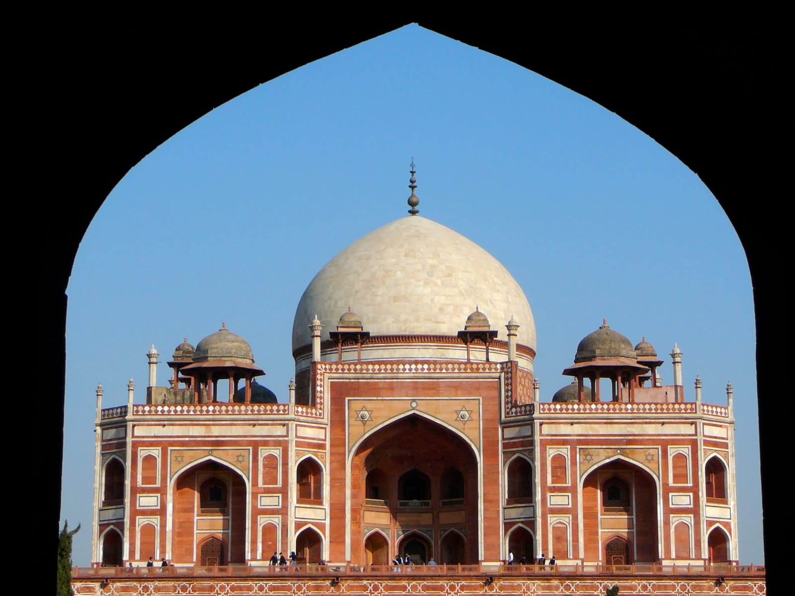Humayun's Tomb View From Entrance