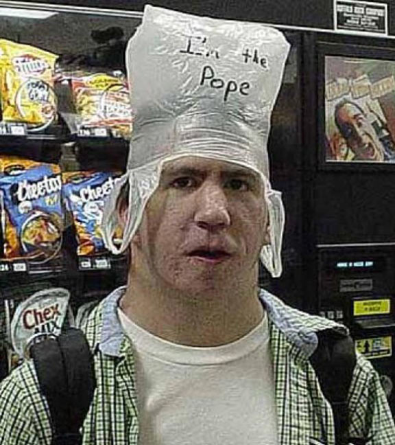 I Am The Pope Funny Halloween Cap Costume