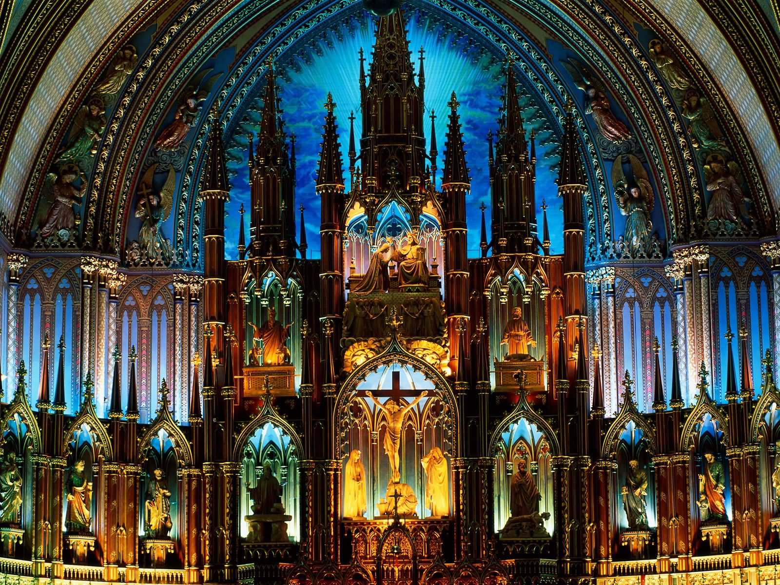 Incredible Interior Design Of Notre Dame de Paris