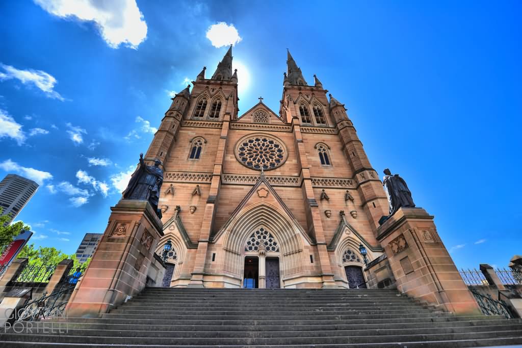 Incredible View Of St. Mary's Cathedral Church Sydney