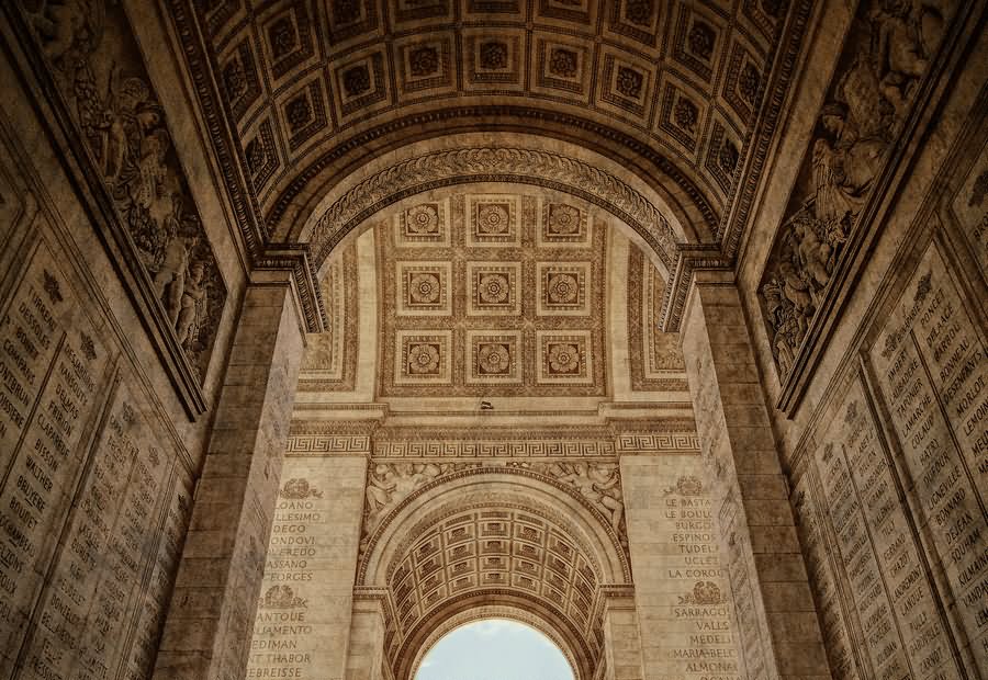Inside Arc de Triomphe