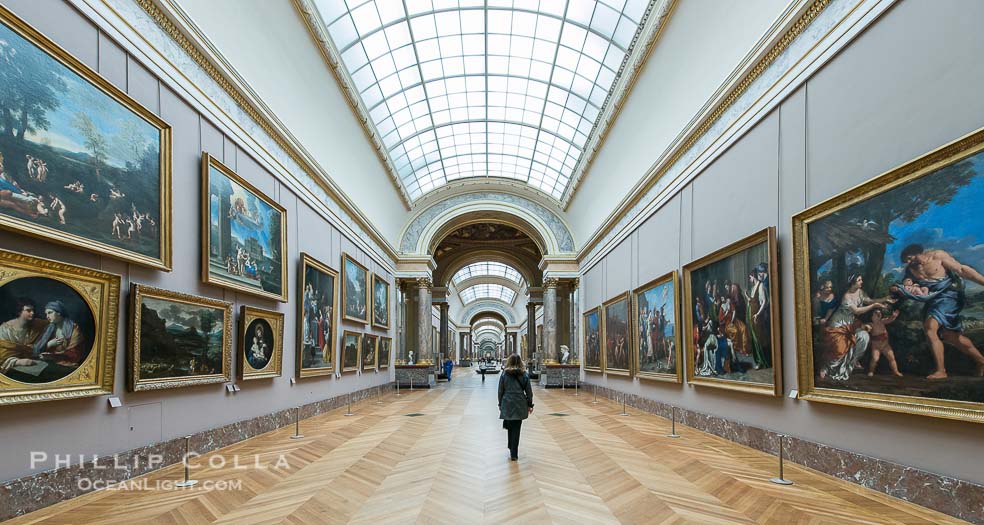 Inside the Louvre Museum, Paris