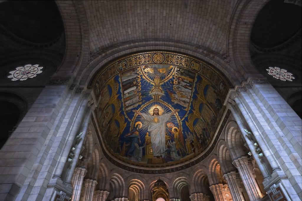 Inside Sacre-Coeur, Paris
