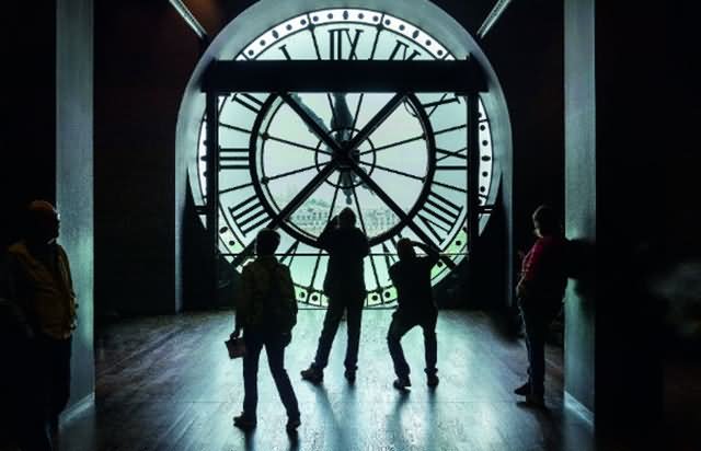 Inside View Of Musée d'Orsay Clock