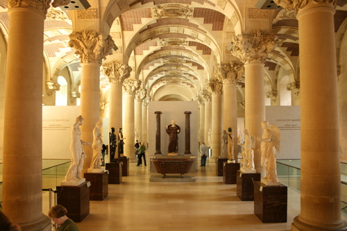 Inside View Of The Louvre