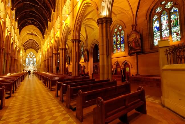 Interior St. Mary's Cathedral Sydney