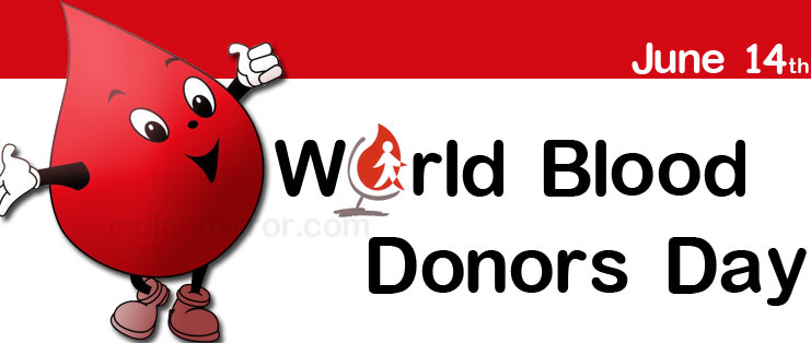 June 14th World Blood Donors Day