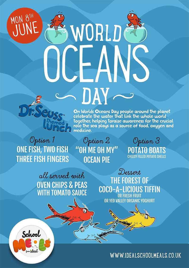 June 8th World Oceans Day Poster