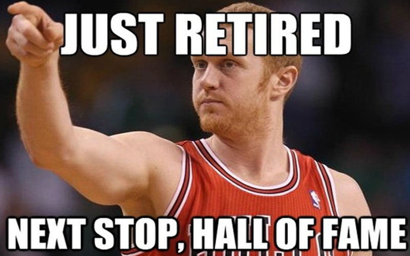 Just Retired Next Stop Hall Of Fame Funny Sports Meme Image