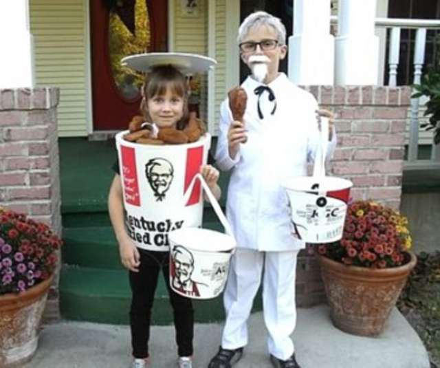 KFC Funny Halloween Costume Kids Image