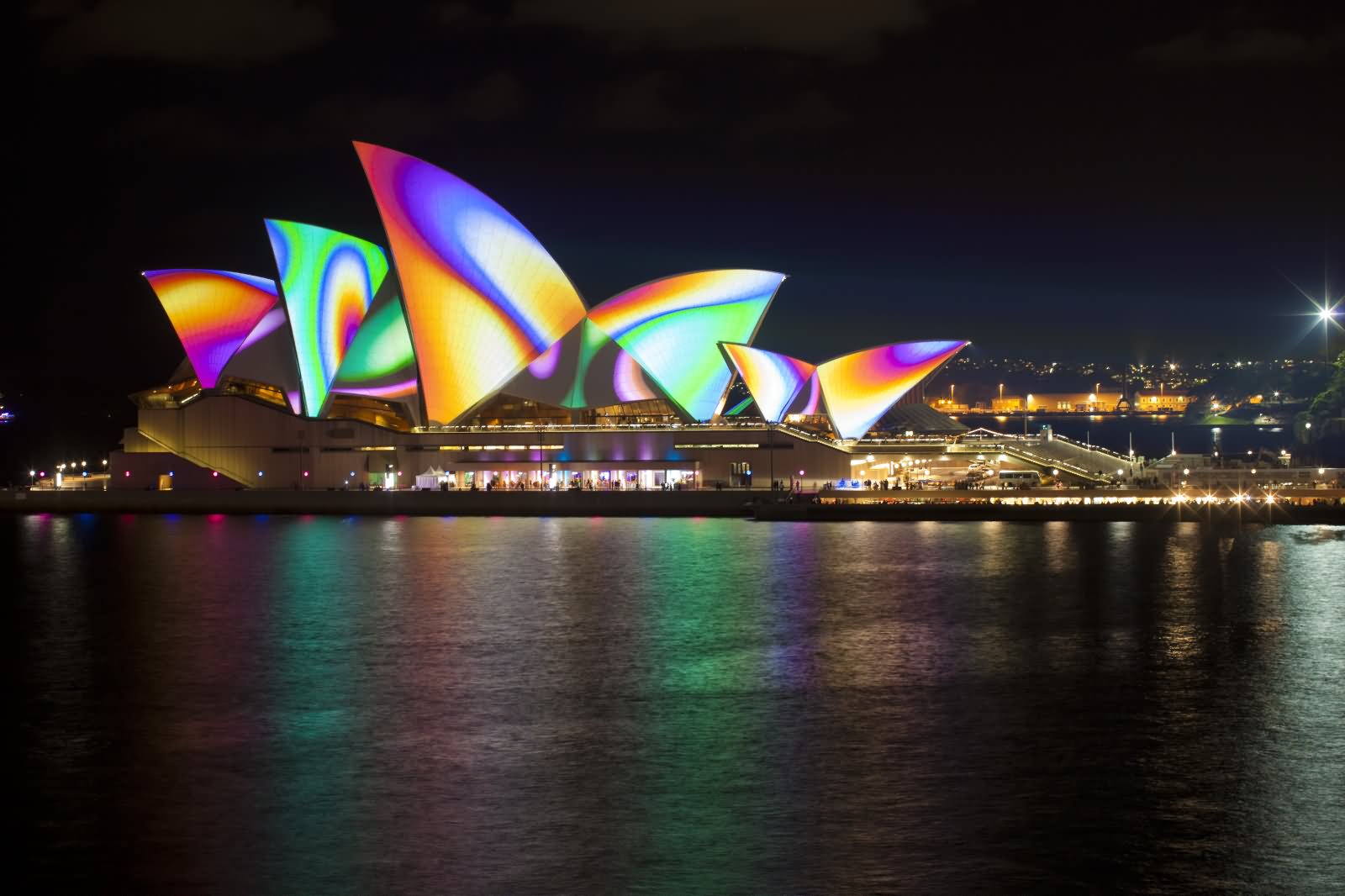 Lighting Display Sydney Opera House