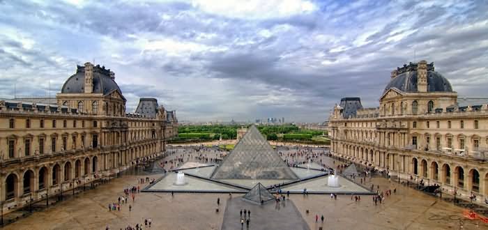 Louvre Museum Courtyard