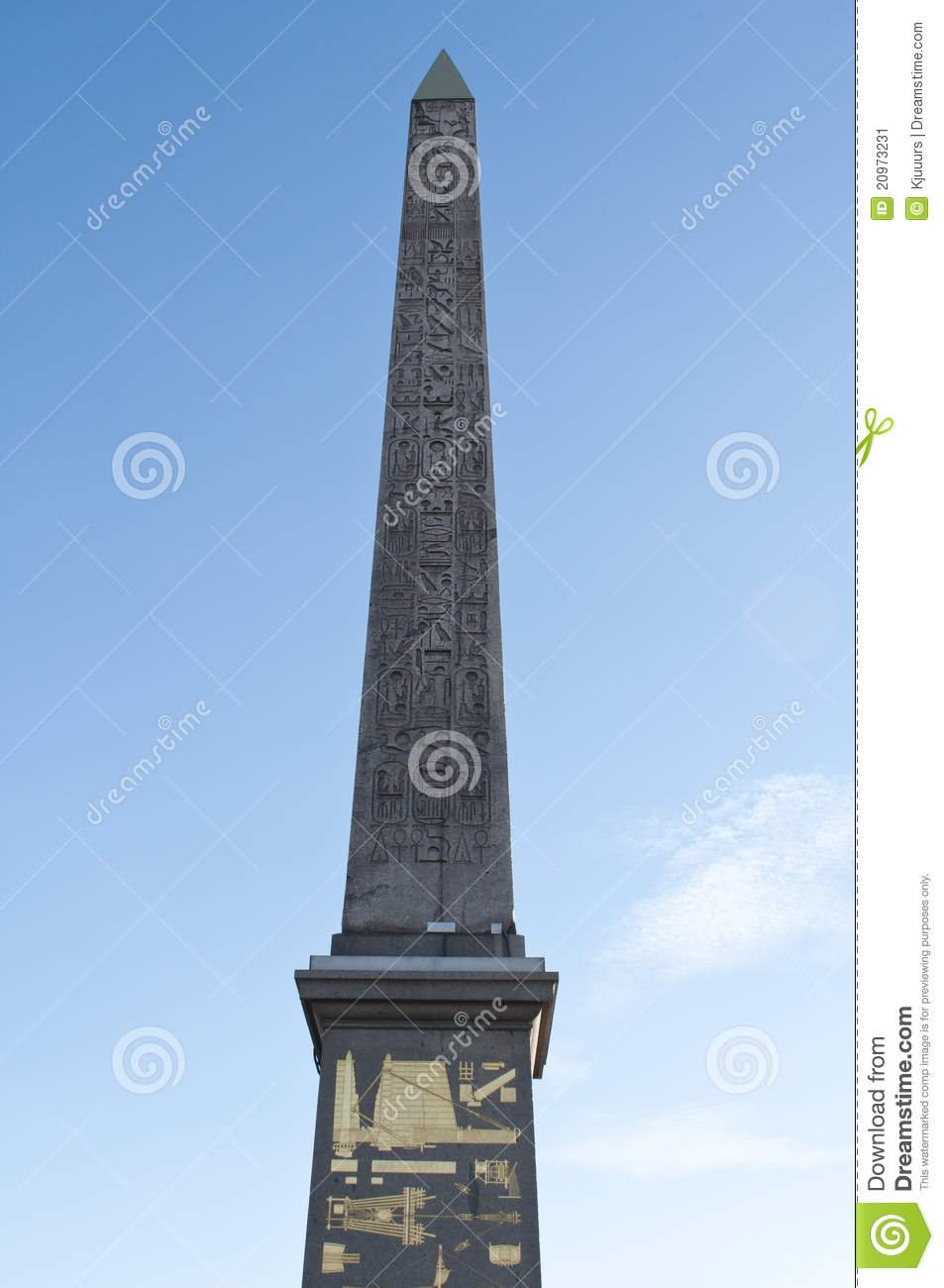 Luxor Obelisk At Place de la Concorde