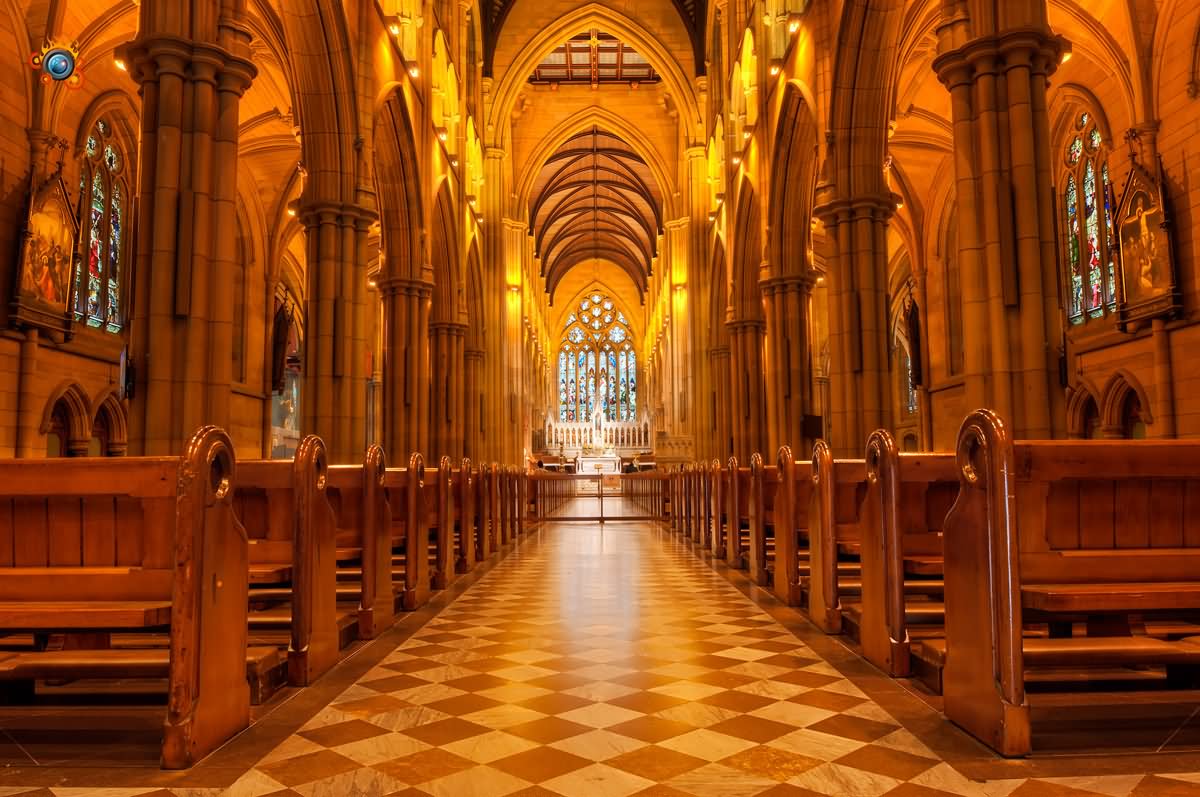 Main Area Inside St. Mary's Cathedral Sydney Picture