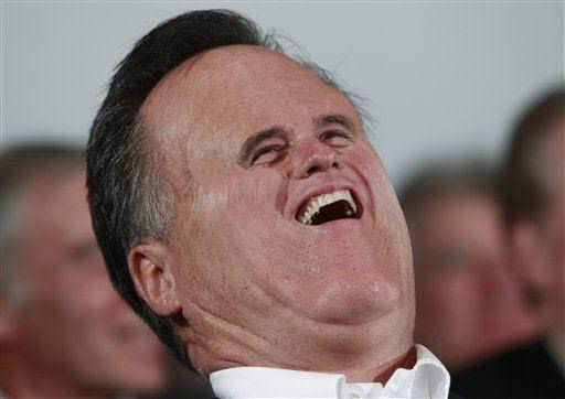 Mitt Romney Laughing Funny Photoshopped Picture