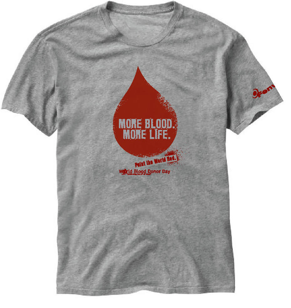 More Blood More Life World Blood Donor Day Tshirt Picture