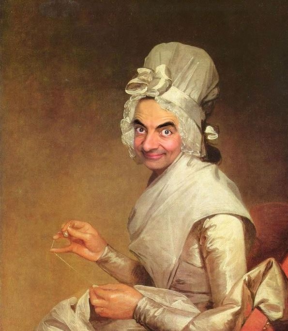Mr Bean Funny Photoshopped Face Image