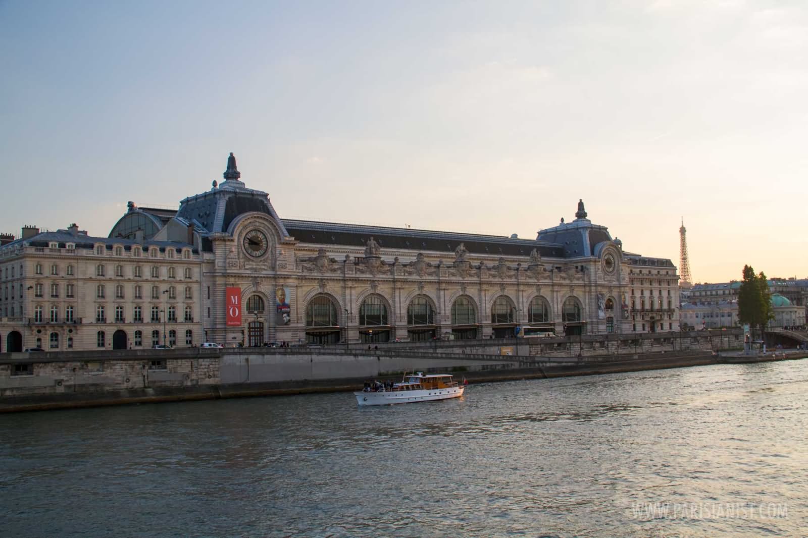 Musée d'Orsay Exterior View With Seine River