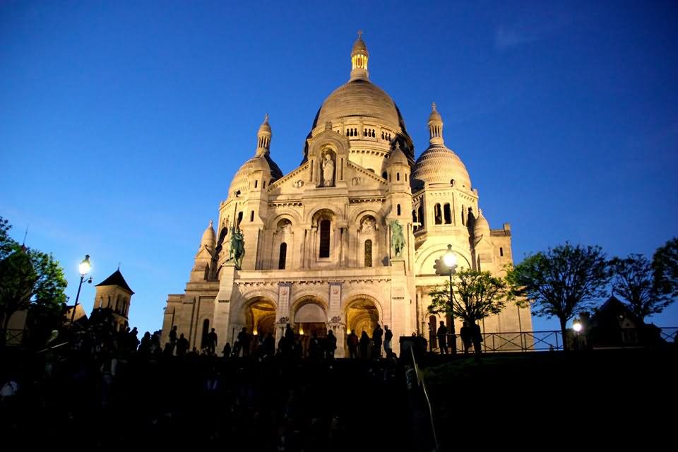 Night Picture Of Sacre Coeur