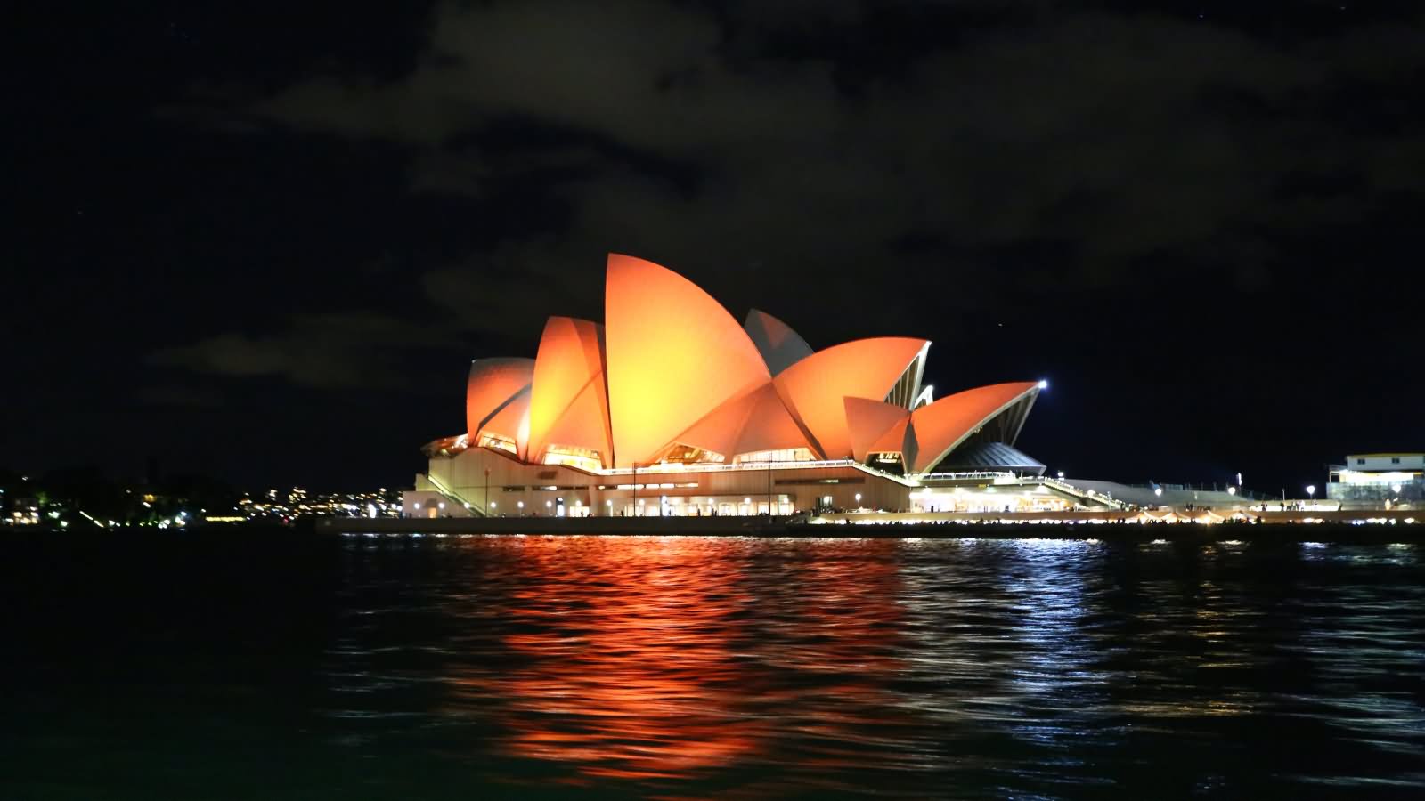 Night View Of Sydney Opera House Image
