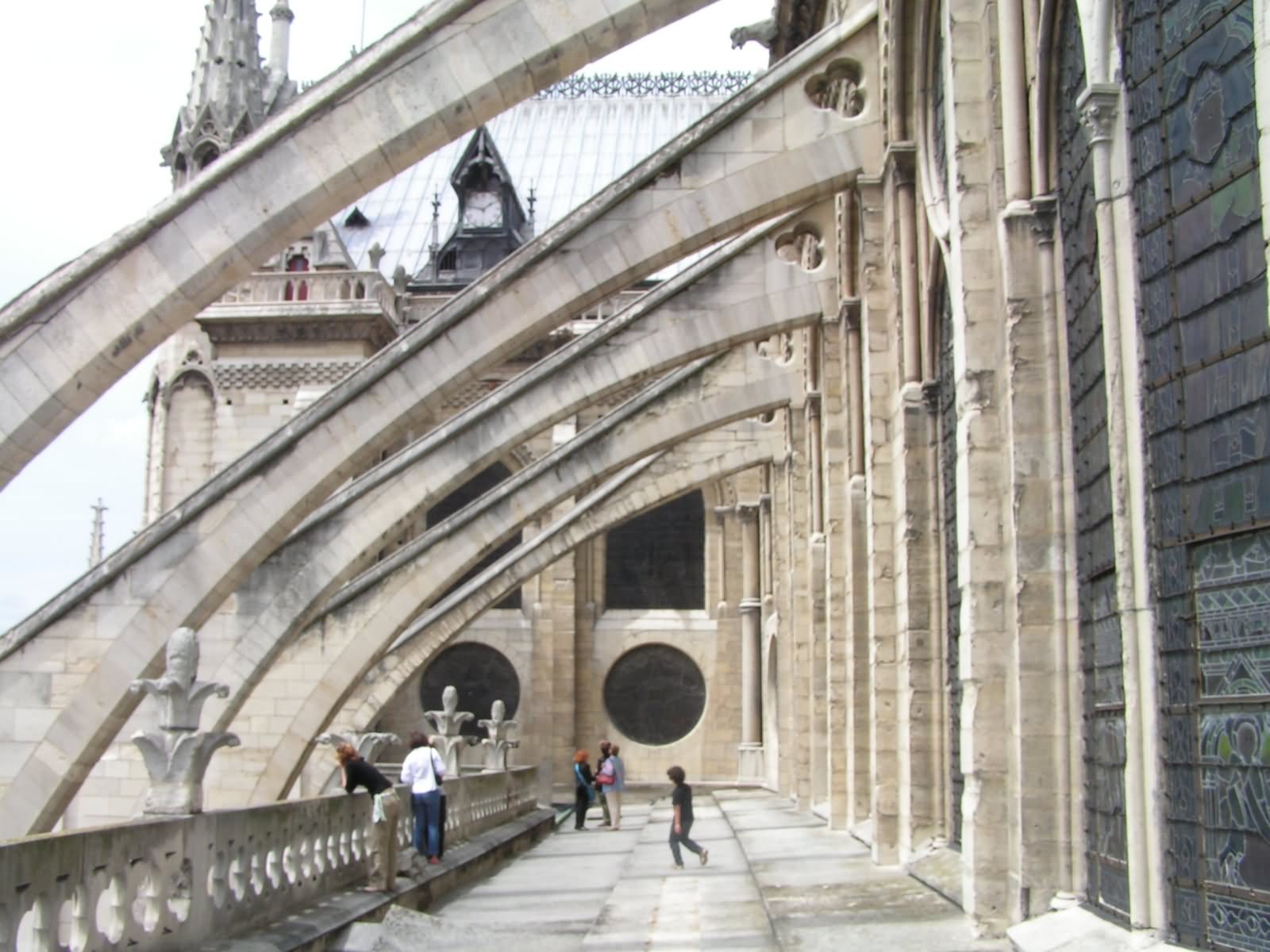 Notre Dame de Paris Flying Buttresses