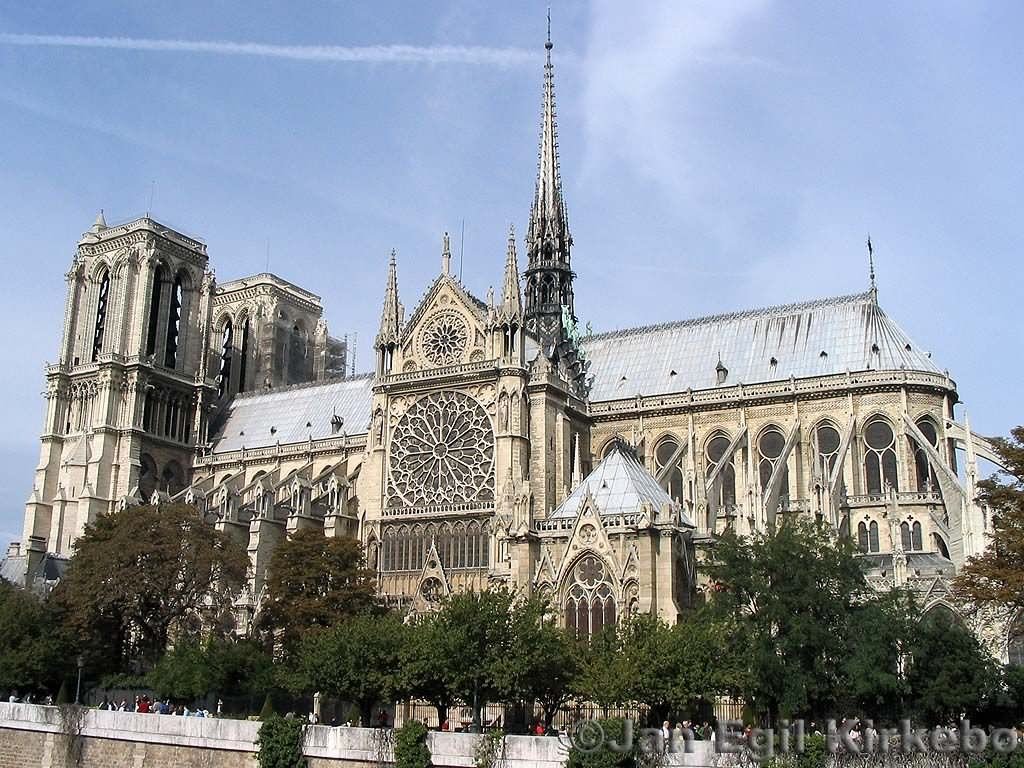Notre Dame de Paris From Outside