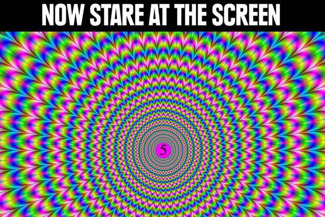 Now Stare At The Screen Mind Blowing Optical Illusion